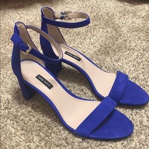 Cobalt Blue Nine West Heels